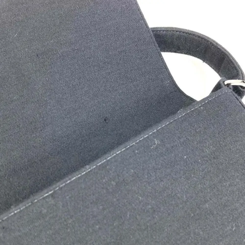 CHANEL Black Logo Shoulder Bag